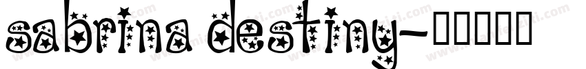 Sabrina Destiny字体转换
